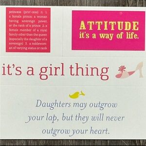 💞 New Princess Girl Quotes Scrapbook Craft Stickers